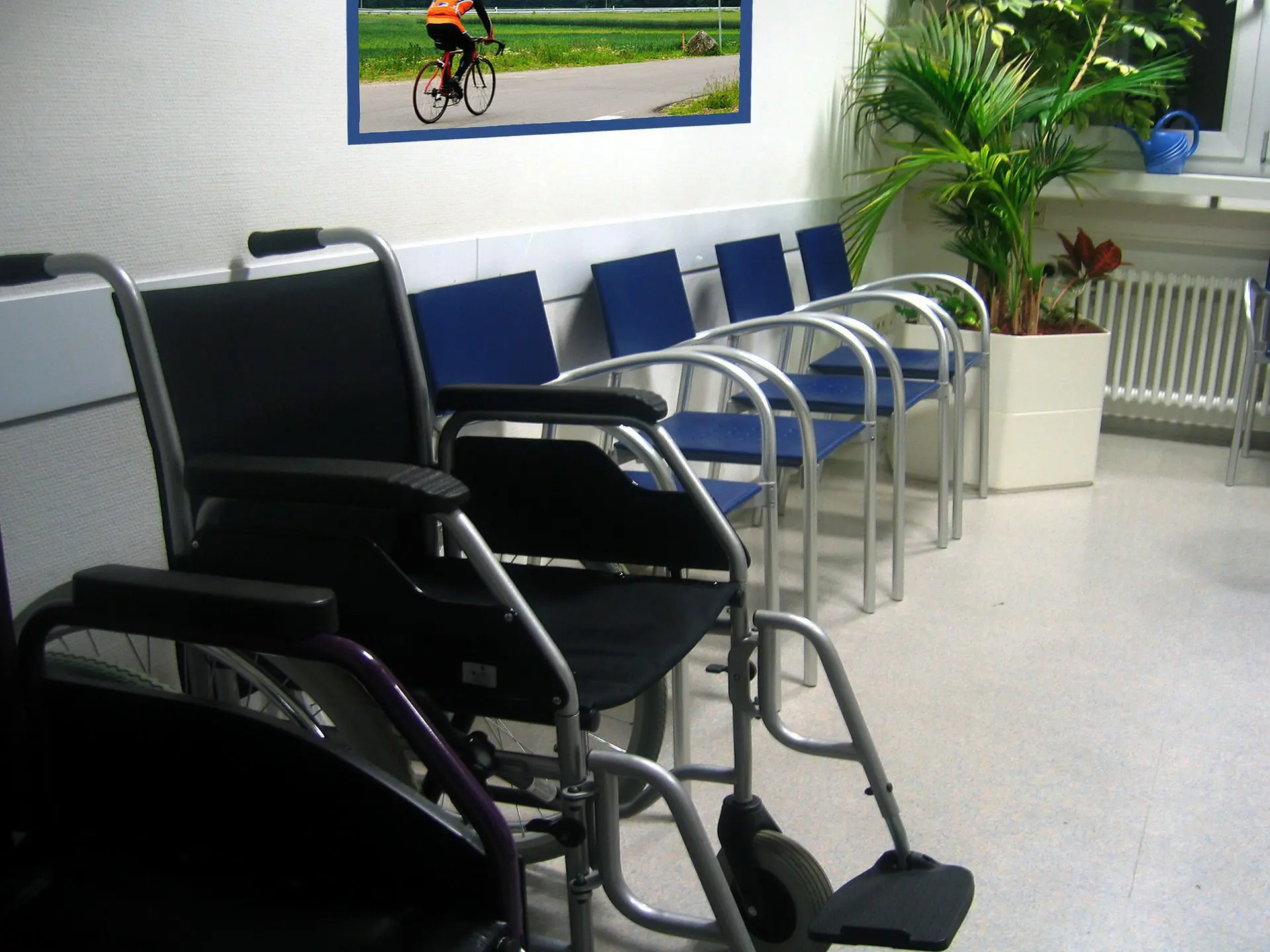 An empty waiting area