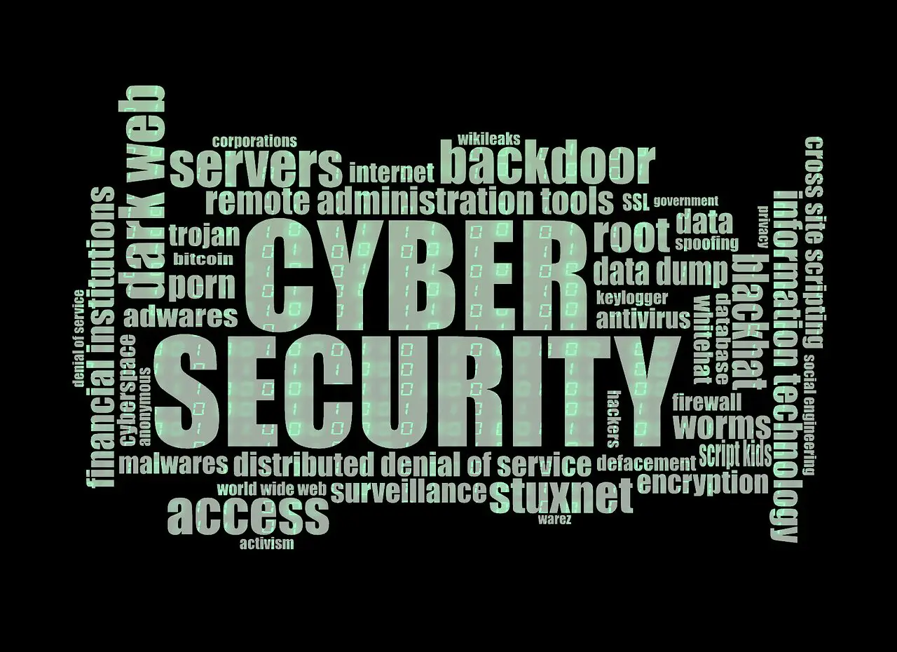 Cyber Security written in bold