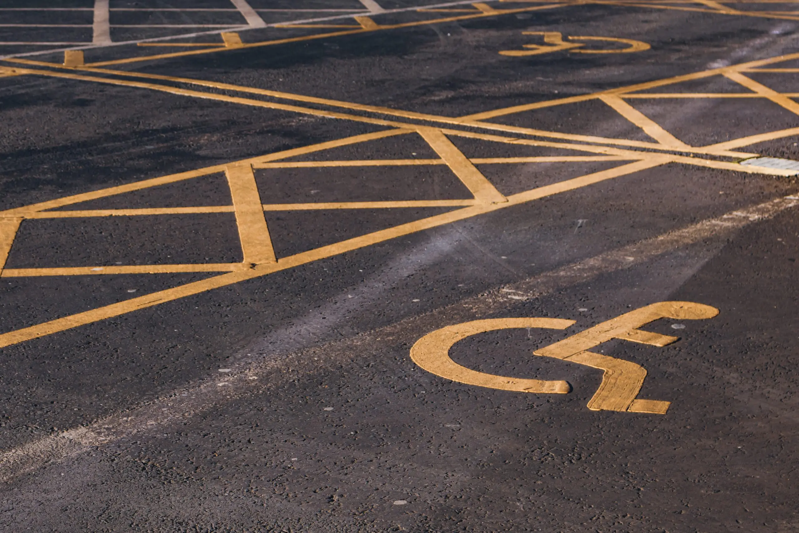 An image of a disabled parking space