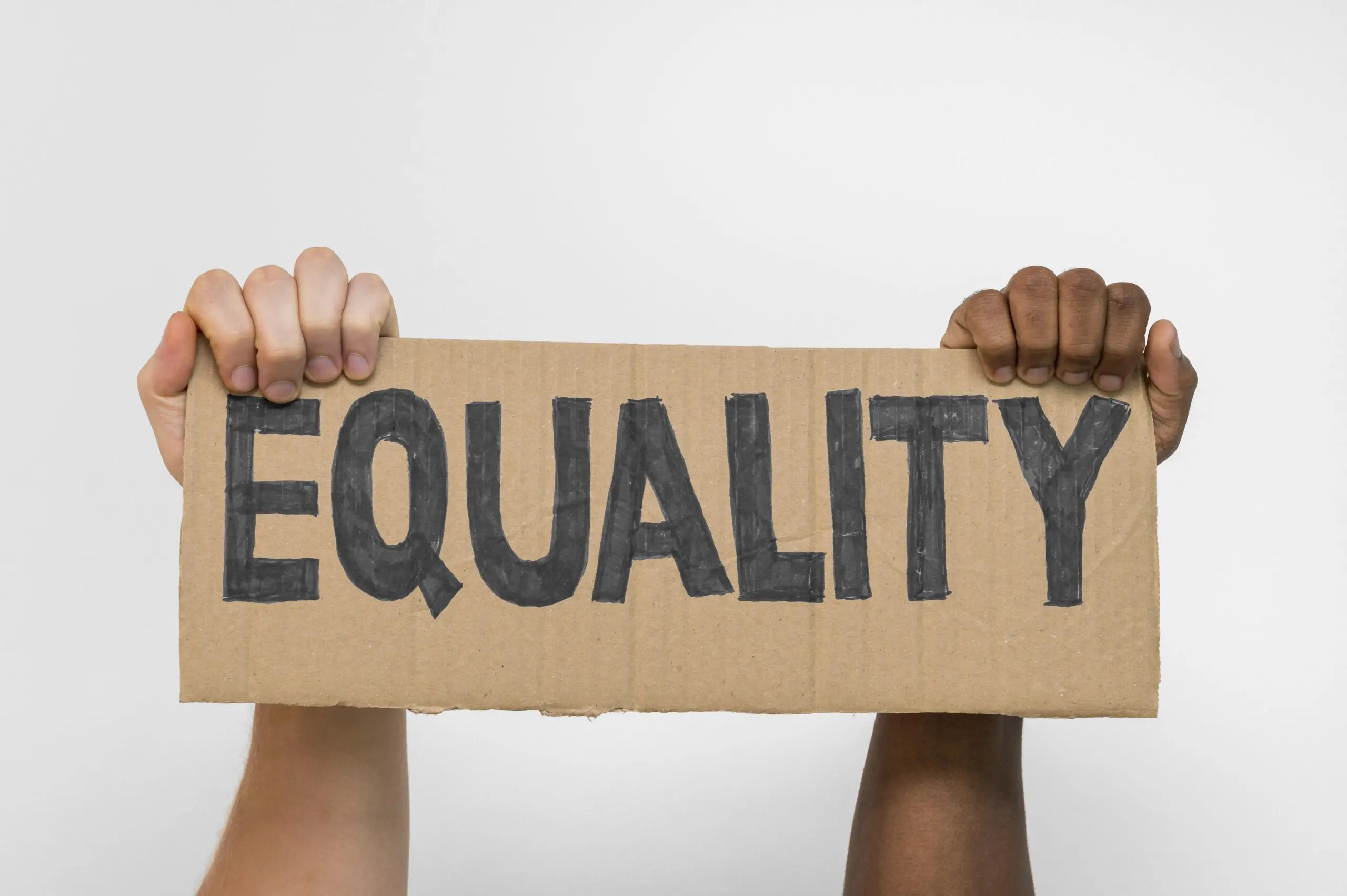 multiracial-hands-holding-cardboard-with-equality