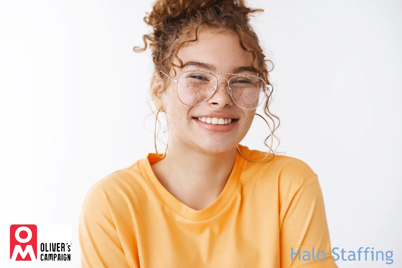 woman smiling