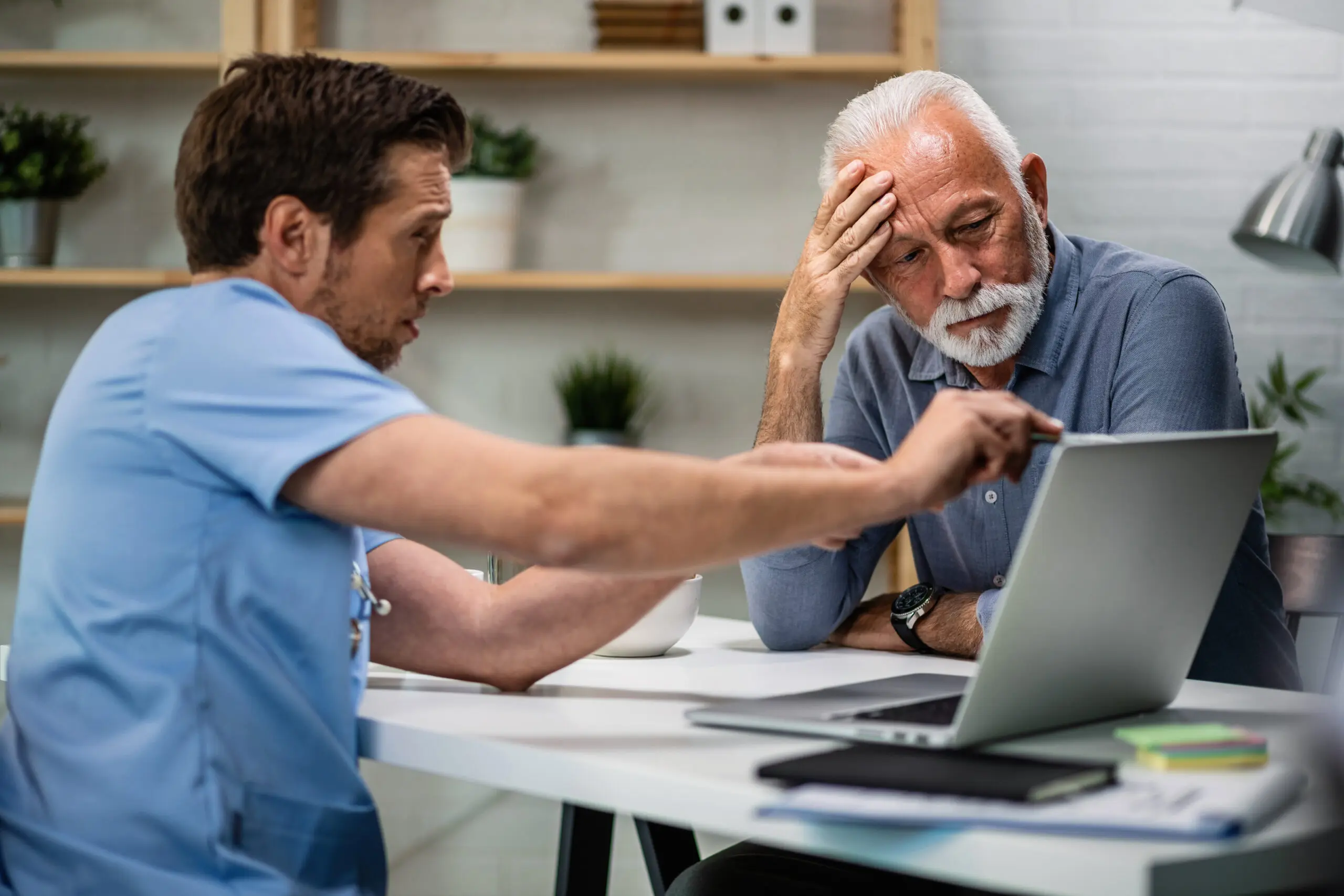 care worker and individual they support in conflict from repeated concerns